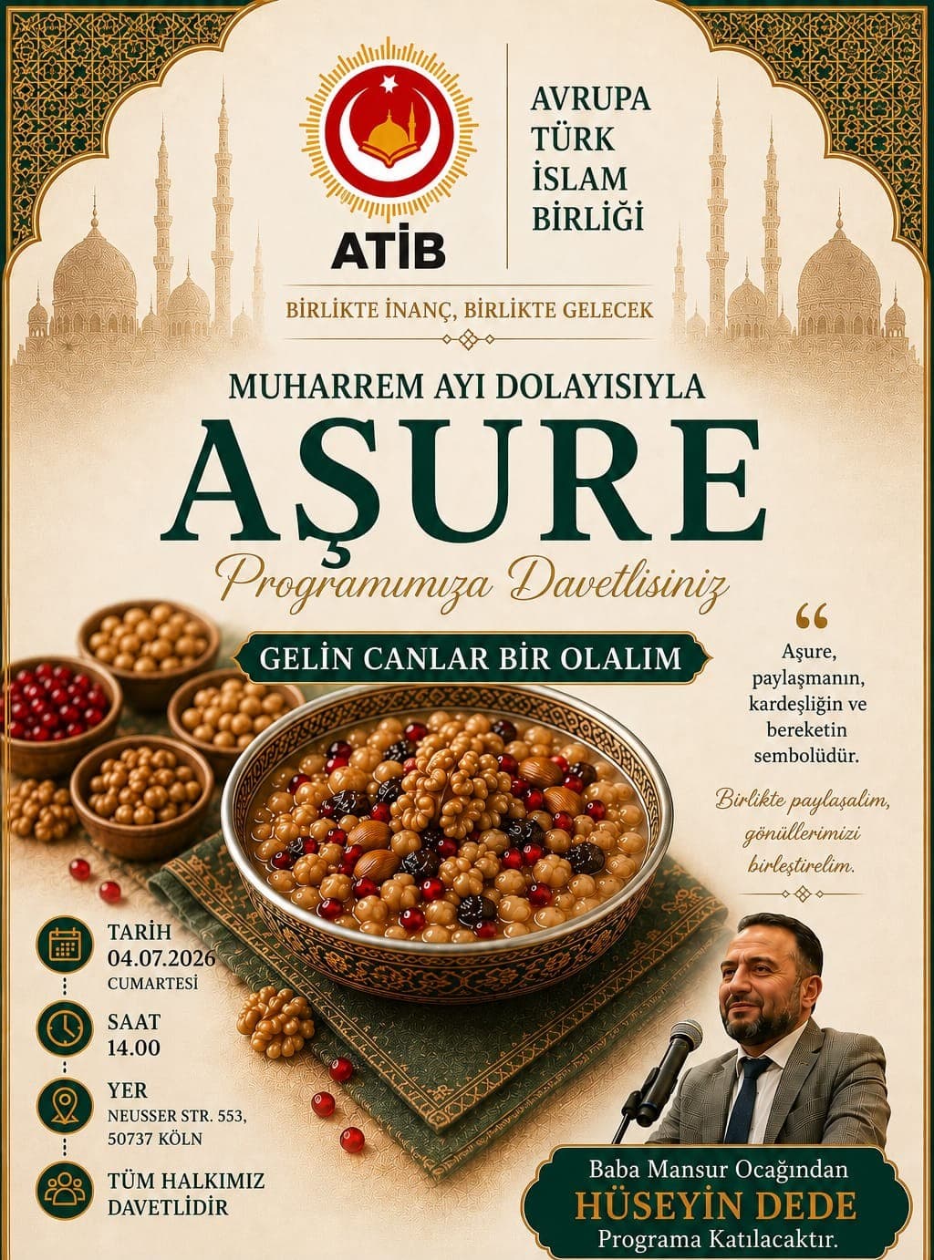 Aşure İkram Programı
