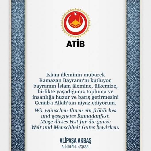 ATİB Ramazan Bayramı Mesajı